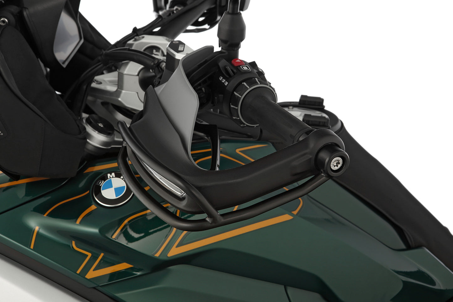 indicator and hand guard bars R 1300 GS and GS Adventure ULTIMATE - front - black