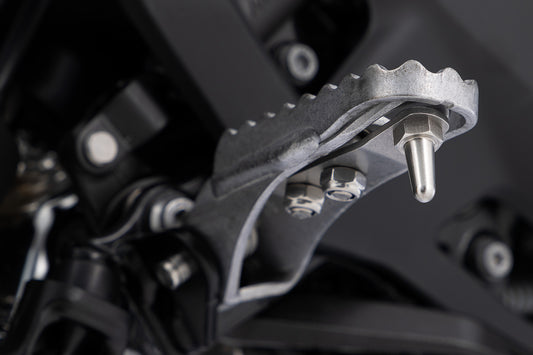 Lean angle indicators for the original footrests R 1300 GS - Set - stainless steel