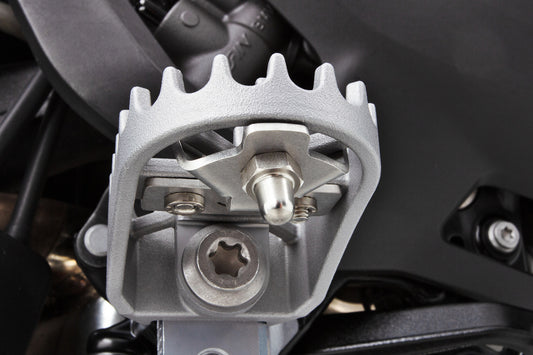 Lean angle indicators for the original Enduro footrests R 1300 GS - Set - stainless steel