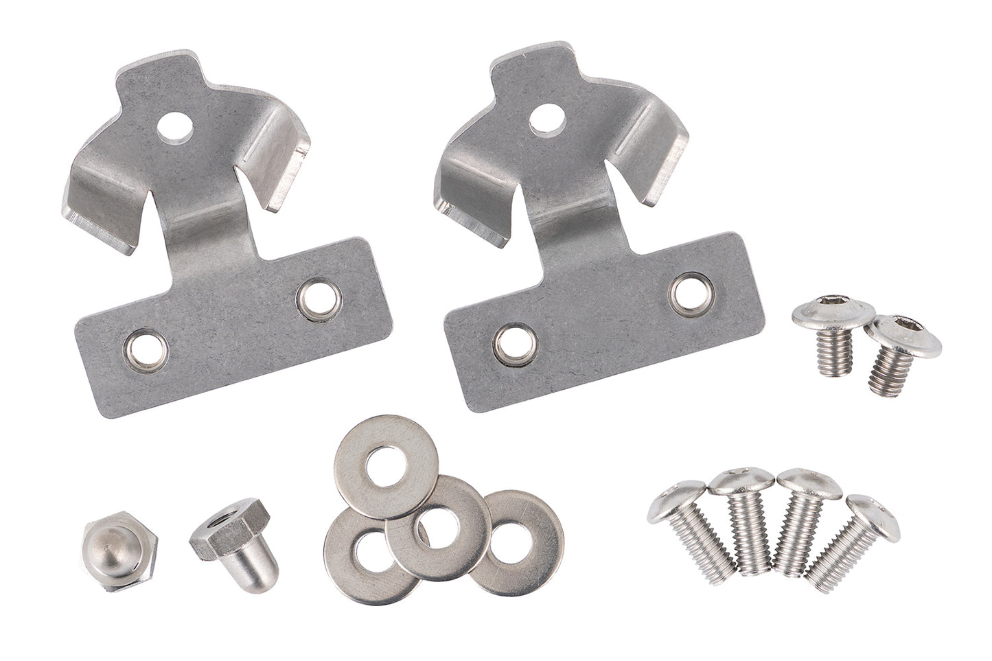 Lean angle indicators for the original Enduro footrests R 1300 GS - Set - stainless steel