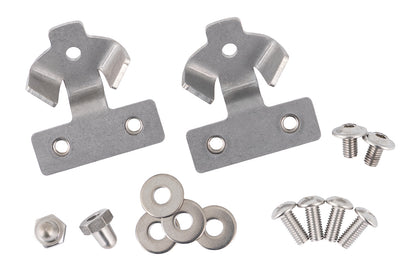 Lean angle indicators for the original Enduro footrests R 1300 GS - Set - stainless steel