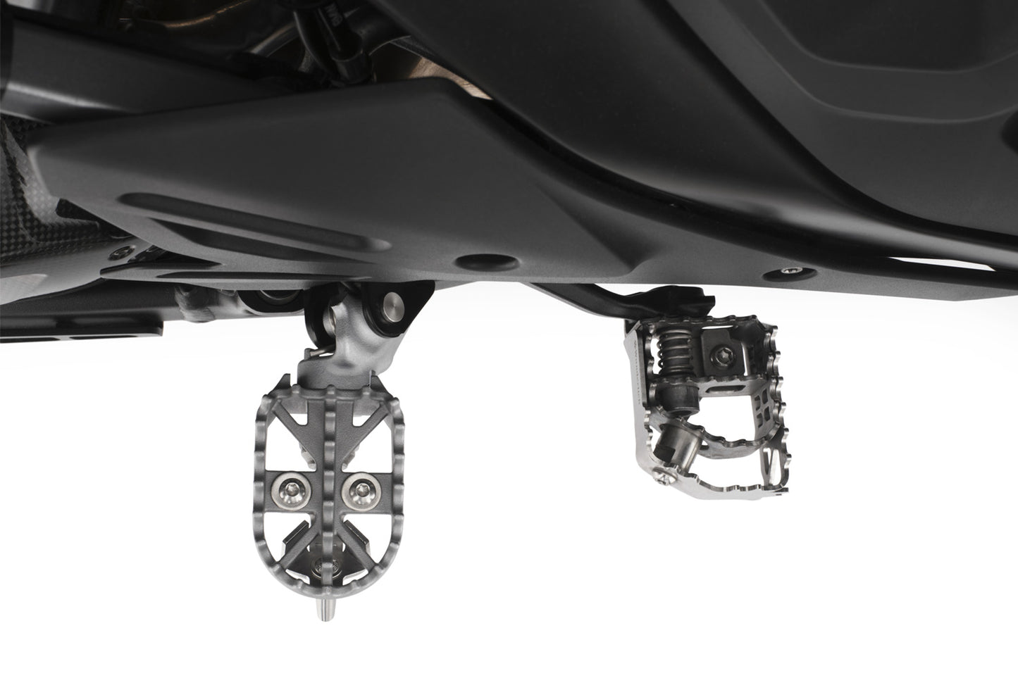 Lean Angle Indicator for Original BMW Enduro Footrests R 1300 GS Adventure - Set - stainless steel