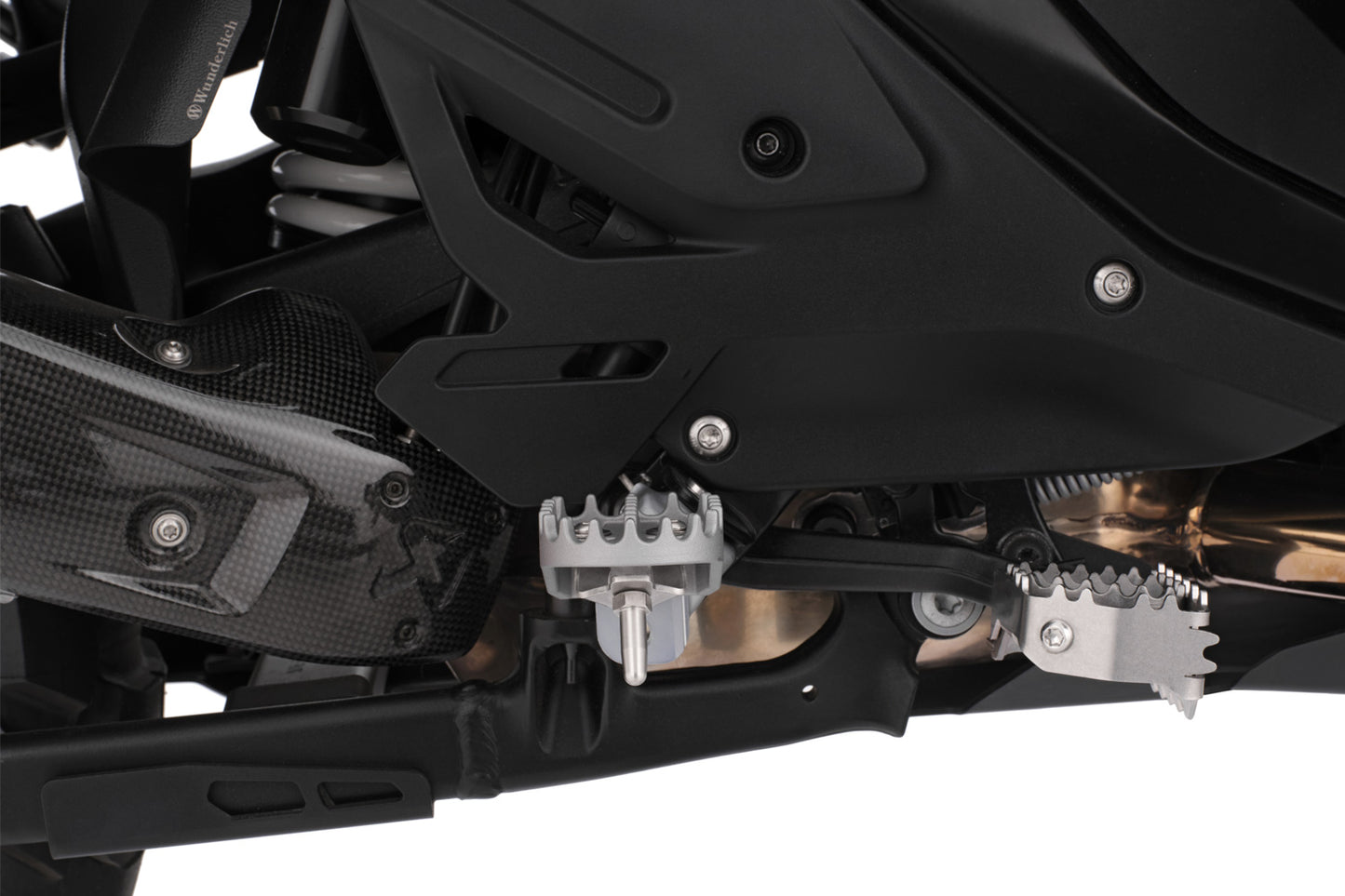 Lean Angle Indicator for Original BMW Enduro Footrests R 1300 GS Adventure - Set - stainless steel