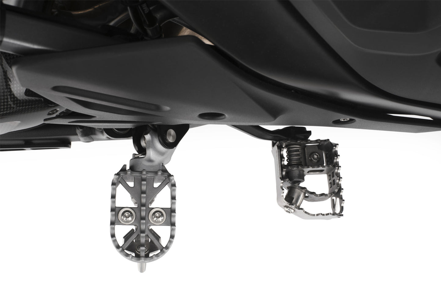 Lean Angle Indicator for Original BMW Enduro Footrests R 1300 GS Adventure - Set - stainless steel