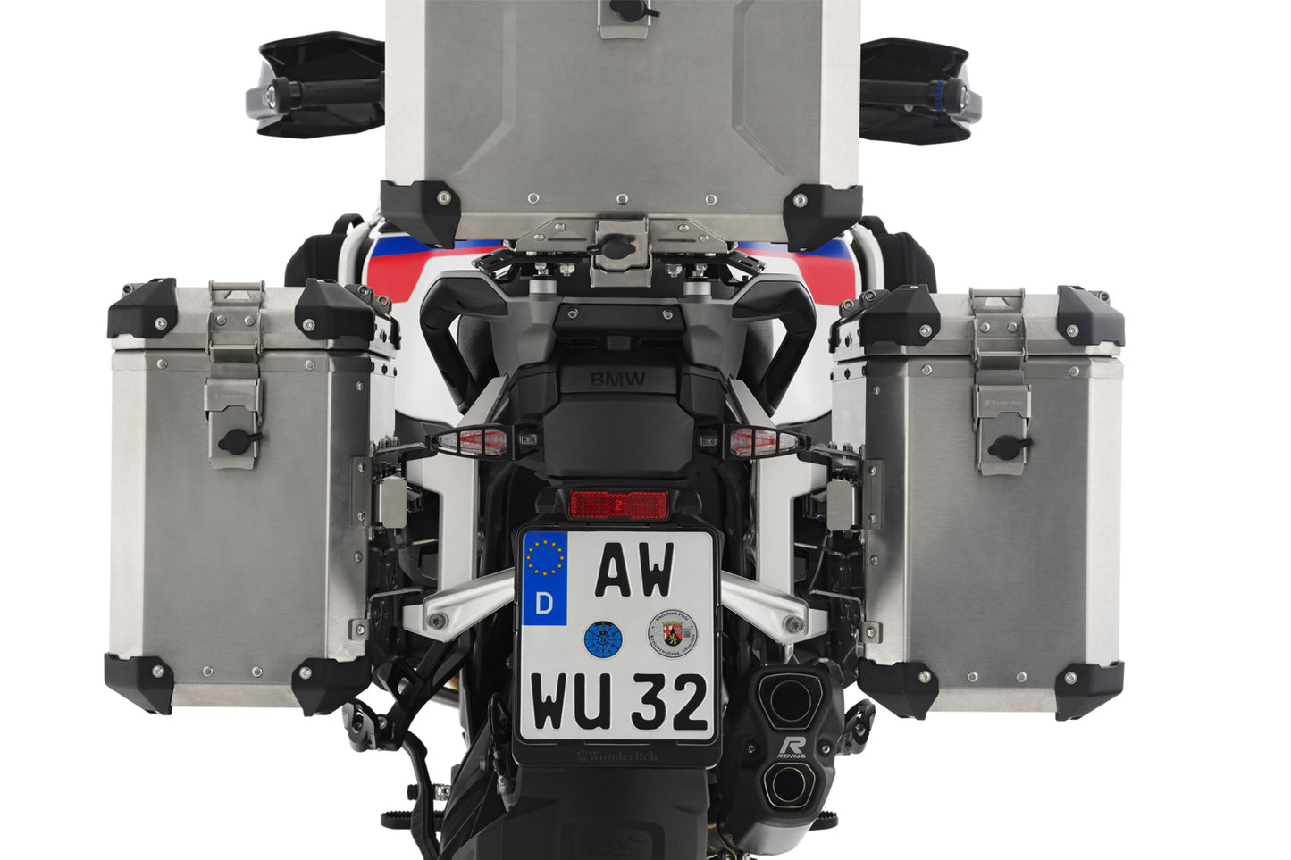 EXTREME slimline case set DirectLock R 1300 GS Adventure - aluminum