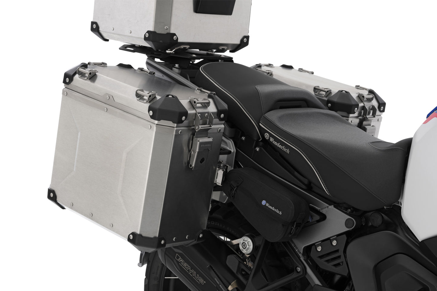 EXTREME slimline case set DirectLock R 1300 GS Adventure - aluminum