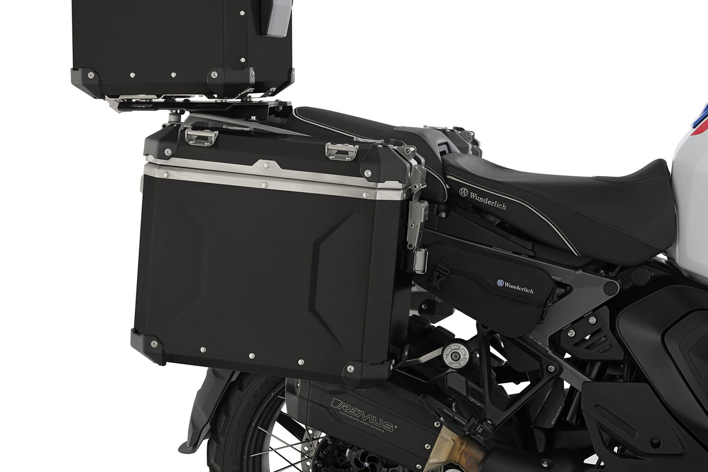 EXTREME slimline case set DirectLock R 1300 GS Adventure - black