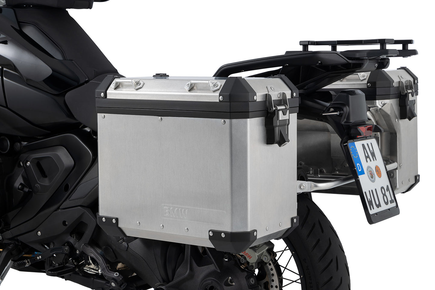 uniRack case carrier for the R 1300 GS - stainless steel