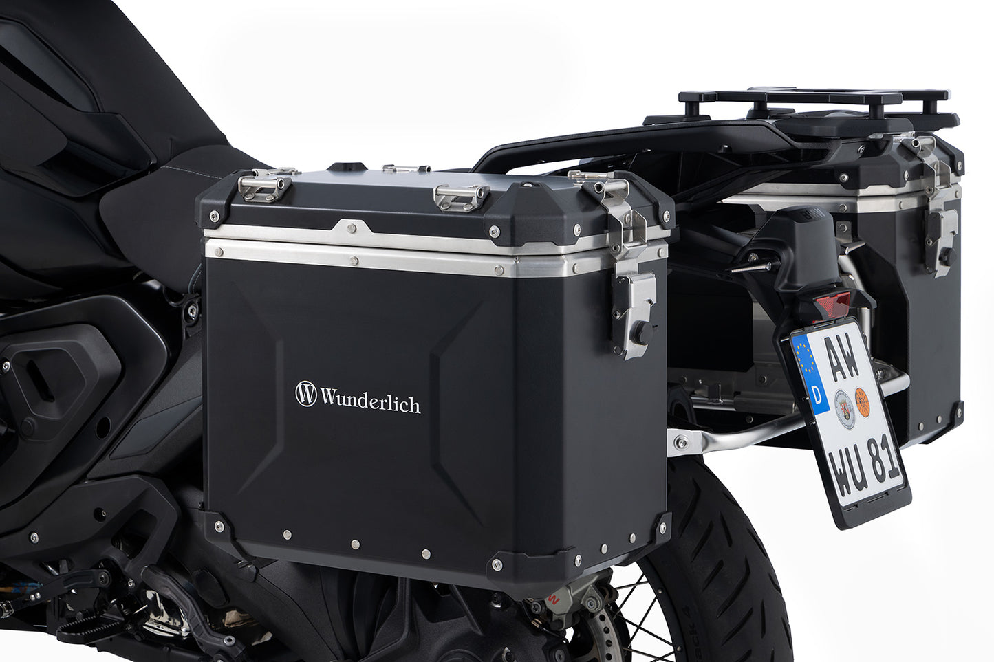 uniRack case carrier for the R 1300 GS - stainless steel