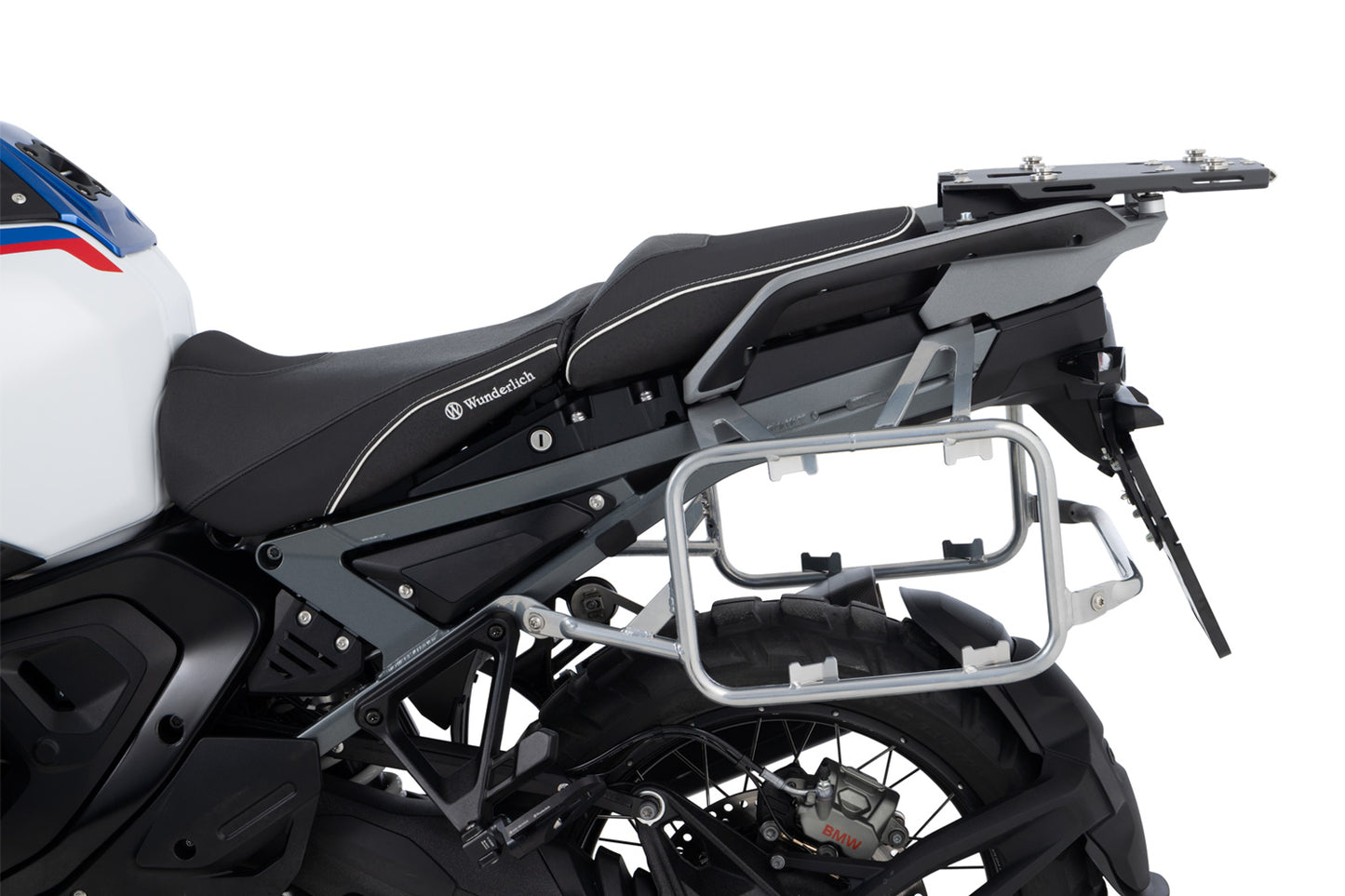 uniRack case carrier for the R 1300 GS Adventure - stainless steel