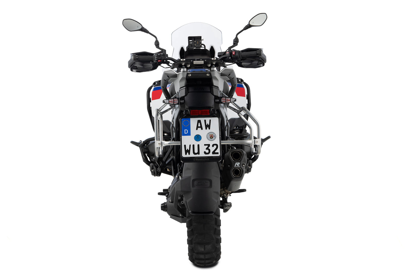 uniRack case carrier for the R 1300 GS Adventure - stainless steel