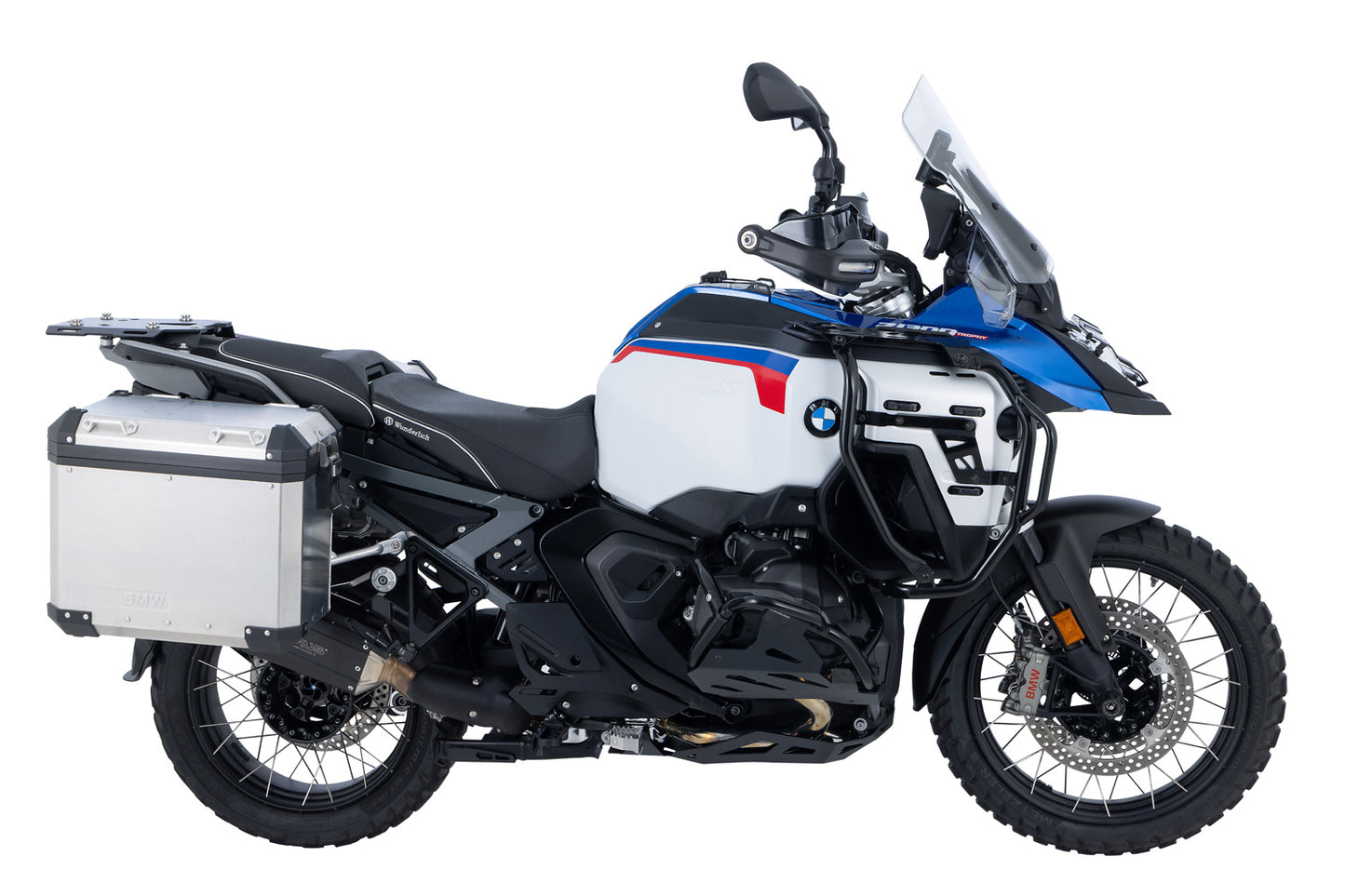 uniRack case carrier for the R 1300 GS Adventure - stainless steel