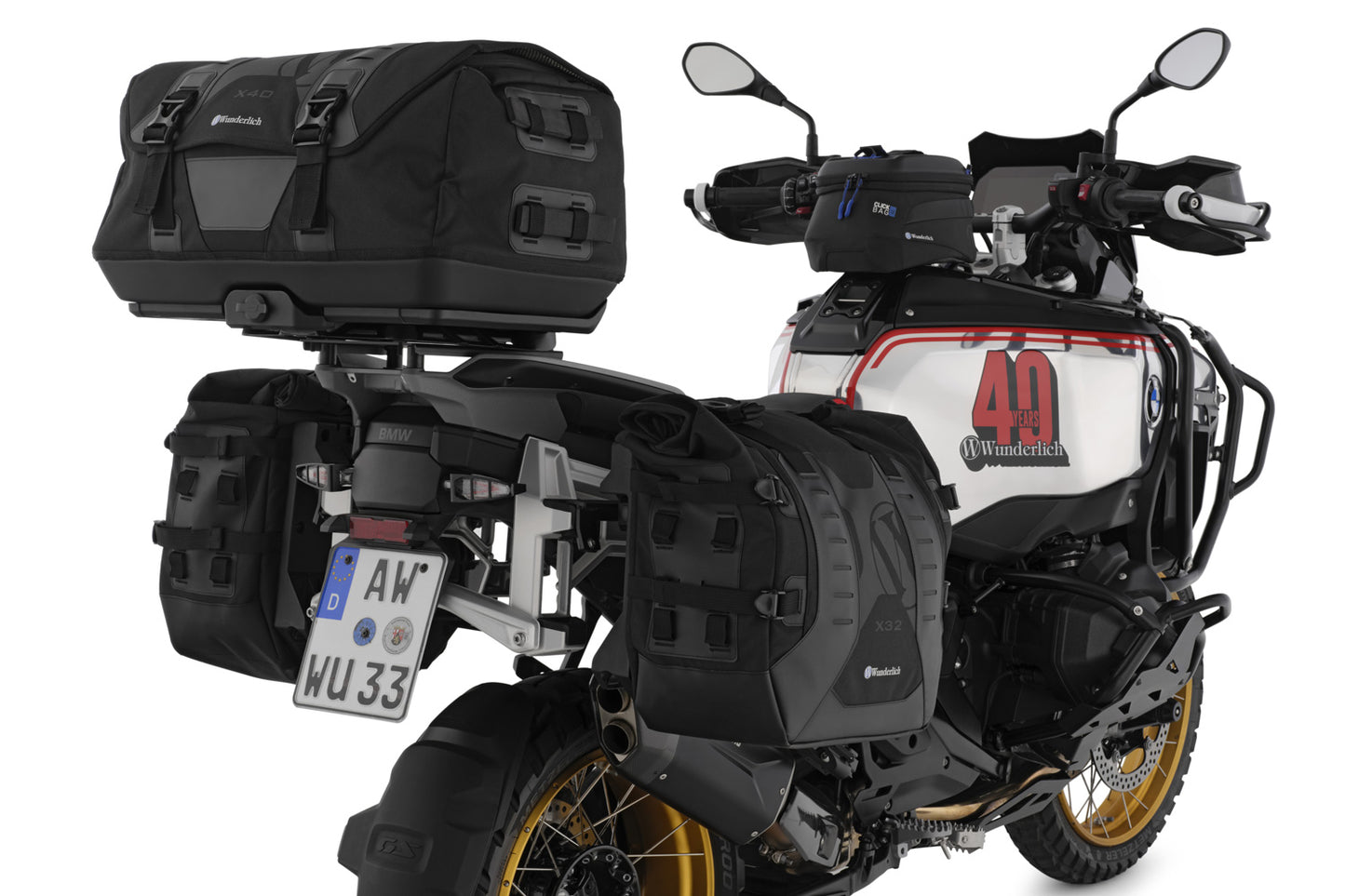 Pannier rack X-RACK light DirectLock R 1300 GS Adventure - black
