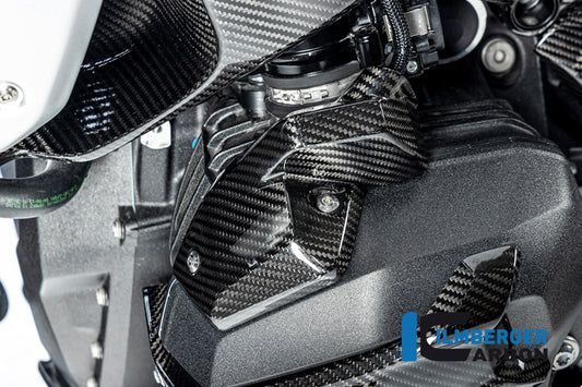 Ilmberger Injector nozzle cover R 1300 GS + Adventure - left - carbon - glossy