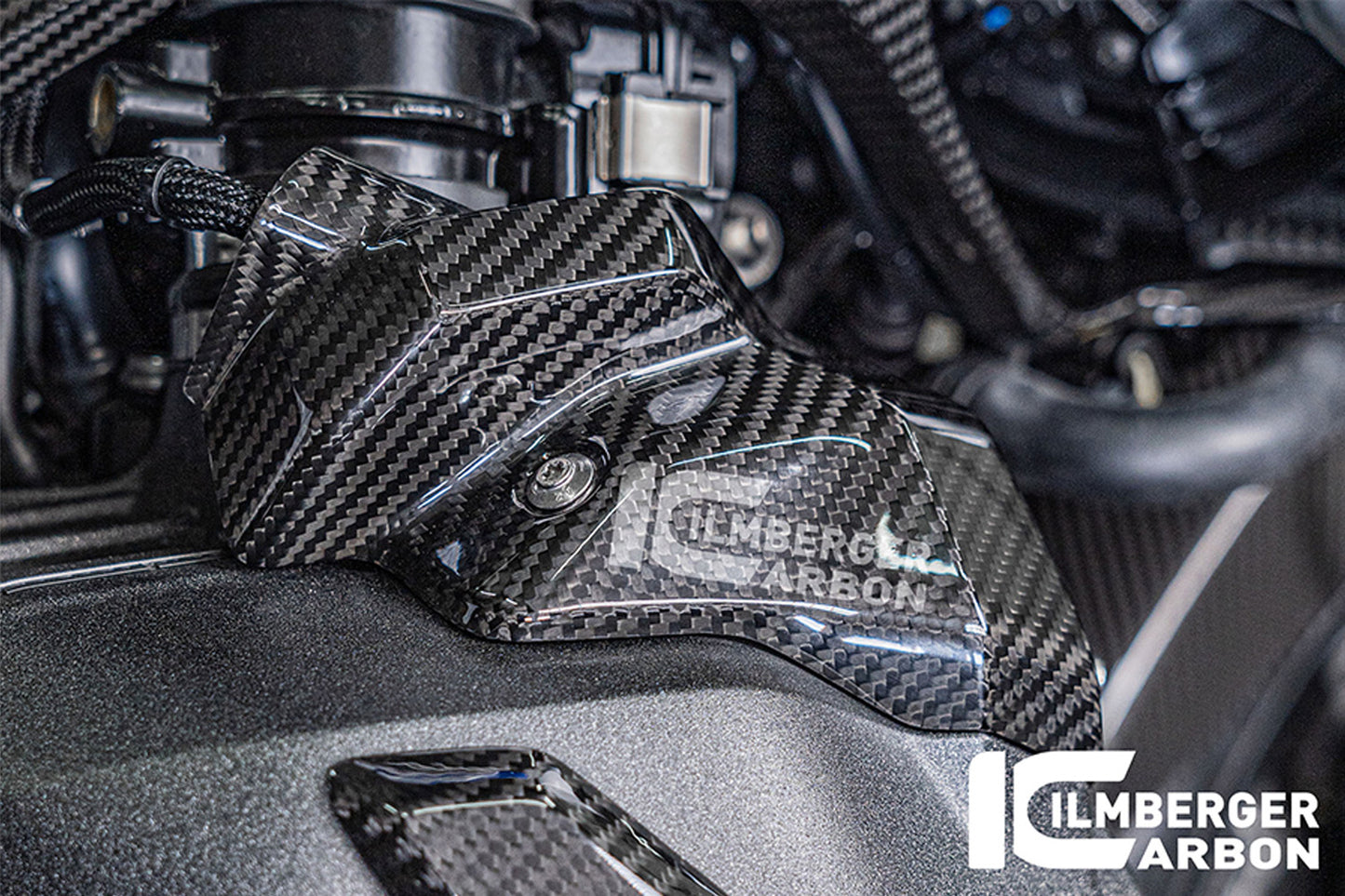 Ilmberger Injector nozzle cover R 1300 GS + Adventure - RIGHT - carbon - glossy