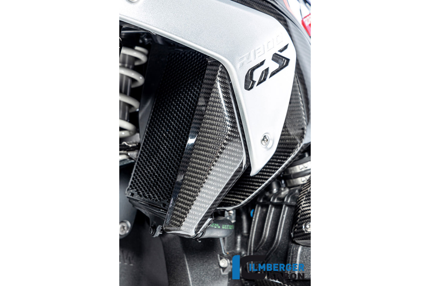 Ilmberger Air outlet cover R 1300 GS - left - carbon - glossy