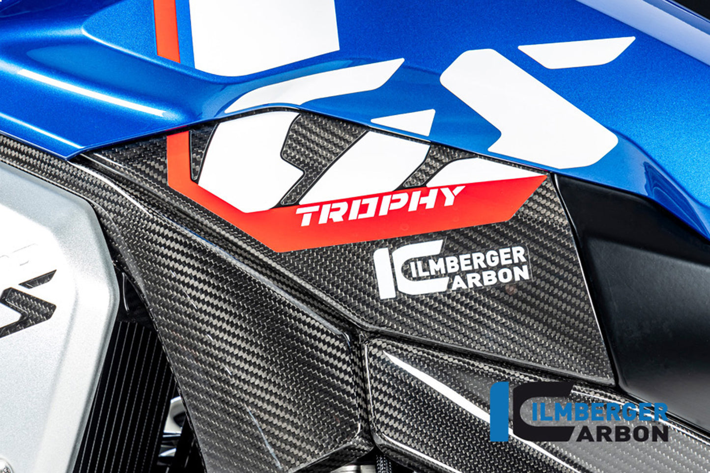 Ilmberger Tank cover bottom (upper part) R 1300 GS - left - carbon - glossy