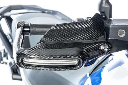 Ilmberger Hand protector with indicator mount R 1300 GS (Adventure) - right - carbon - glossy