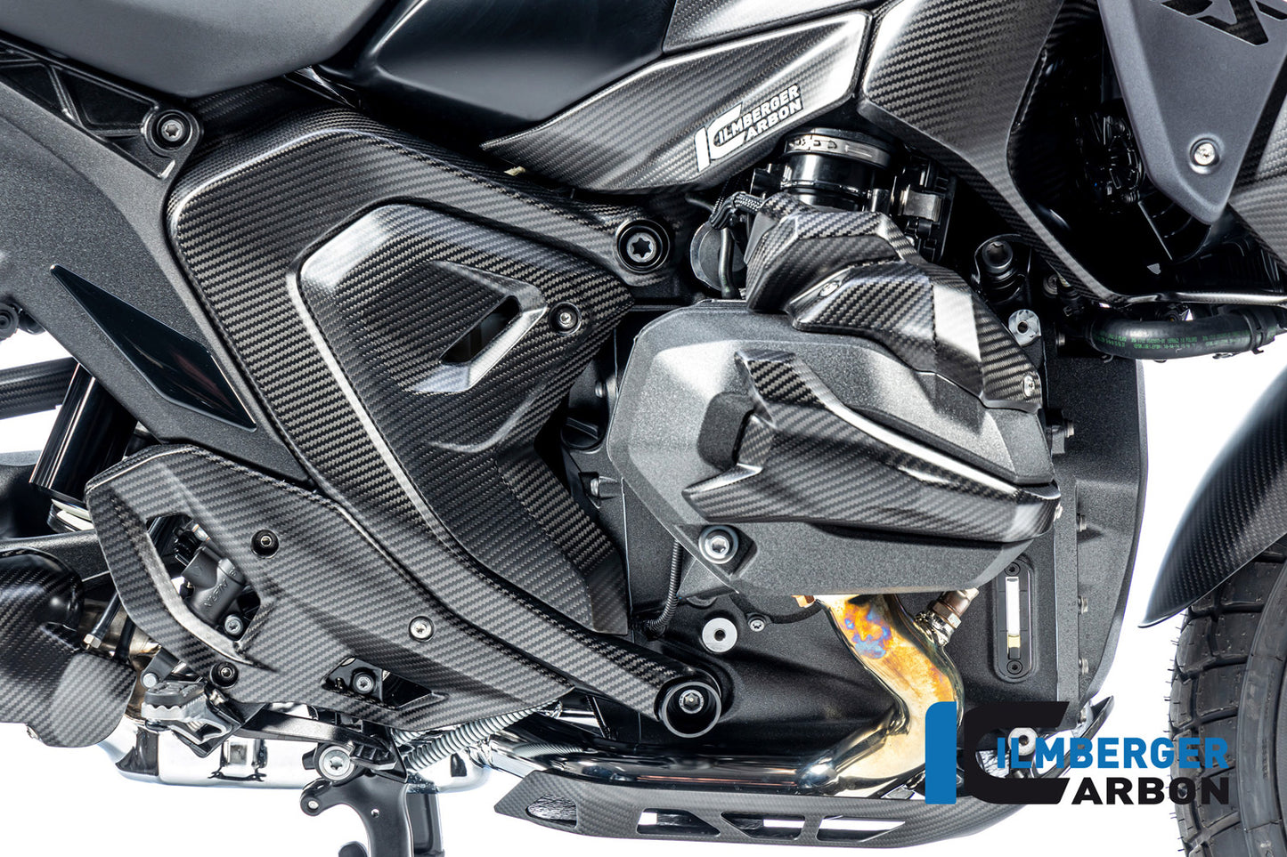 Ilmberger frame cover R 1300 GS + Adventure - right - carbon - matt
