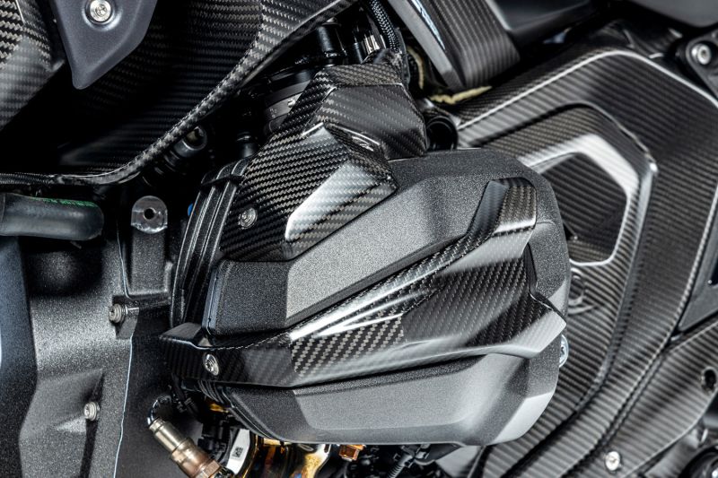 Spark Plug Connector Cover R1300 GS and GS Adventure - LEFT - carbon MATTE