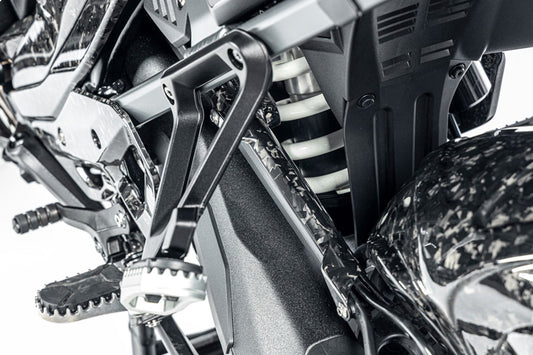 Ilmberger brake line cover R 1300 GS + Adventure - Black Diamond Carbon - glossy