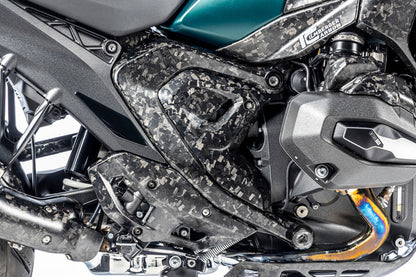 Ilmberger frame cover R 1300 GS + Adventure - right - Black Diamond Carbon - matt