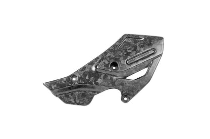 Ilmberger Heel guard R 1300 GS Adventure - left - Black Diamond Carbon - glossy