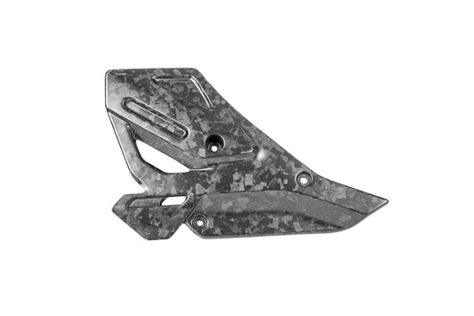 Ilmberger Heel guard R 1300 GS Adventure - right - Black Diamond Carbon - glossy