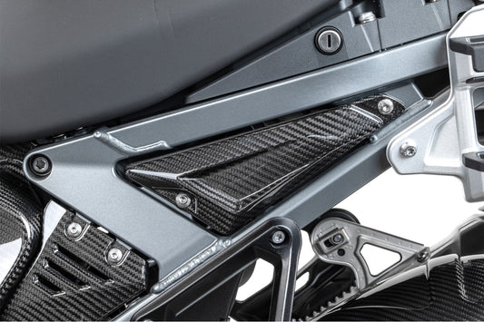 Ilmberger Rear Triangle Cover for Rear Frame R 1300 GS Adventure - left - carbon - glossy