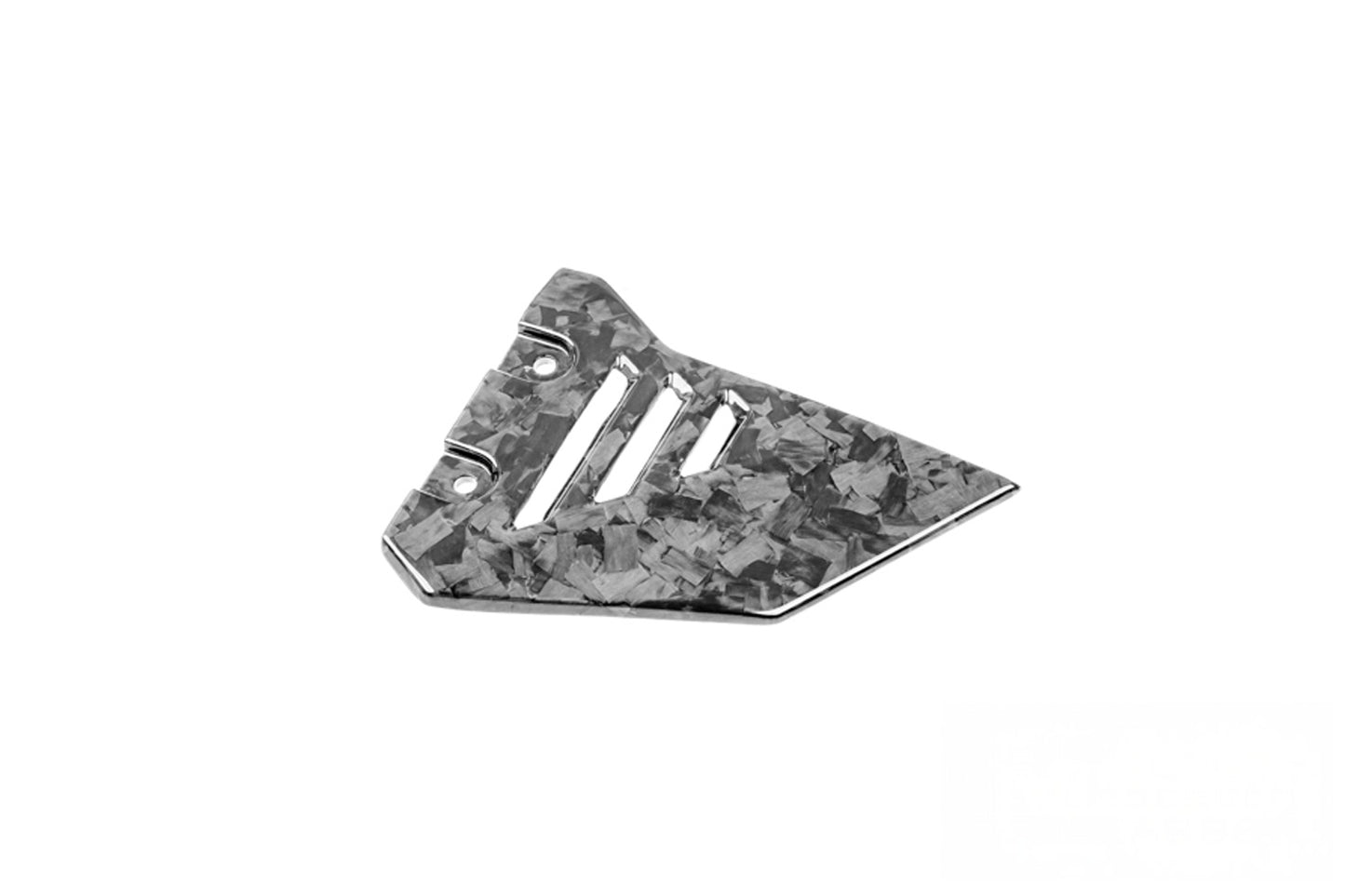 Ilmberger front frame triangle cover for BMW R 1300 GS Adventure - right - Black Diamond Carbon - glossy