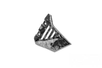 Ilmberger front frame triangle cover for BMW R 1300 GS Adventure - right - Black Diamond Carbon - glossy