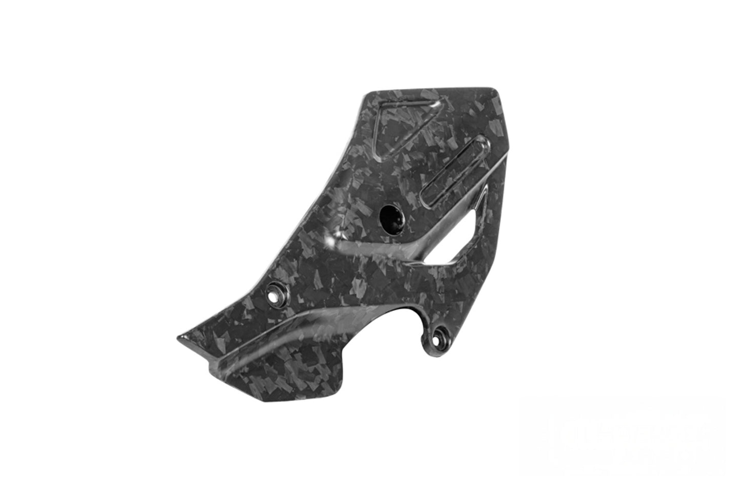 Ilmberger Heel guard R 1300 GS Adventure - left - Black Diamond Carbon - matt