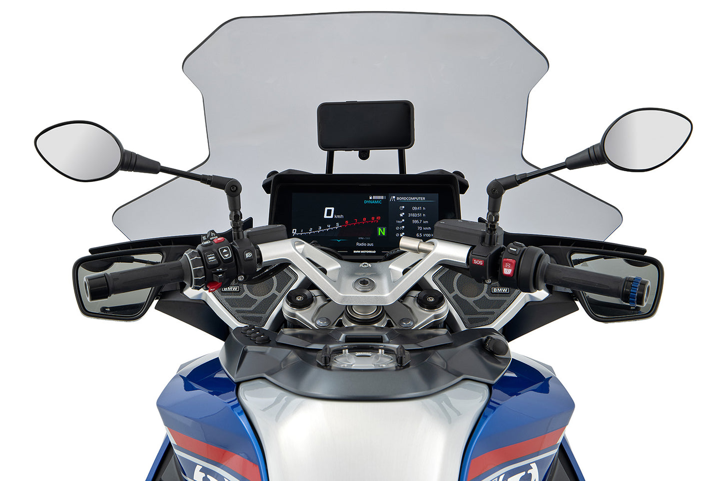 MARATHON Windscreen for the BMW R 1300 RT - smoked grey