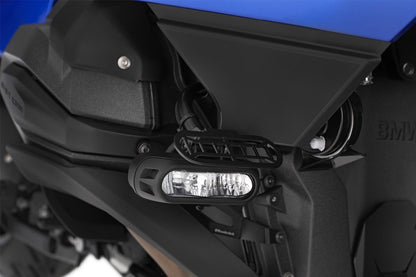 Headlight guard for original LED auxiliary headlights R 1300 RT - black