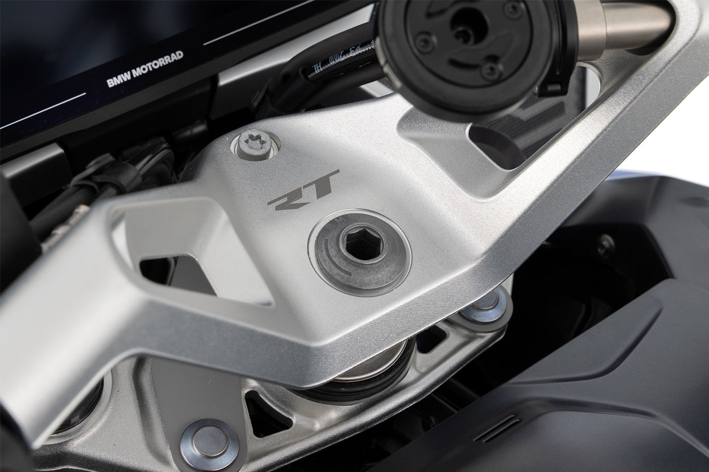 Handlebar Riser ERGO RT - 25mm - silver for Telelever models