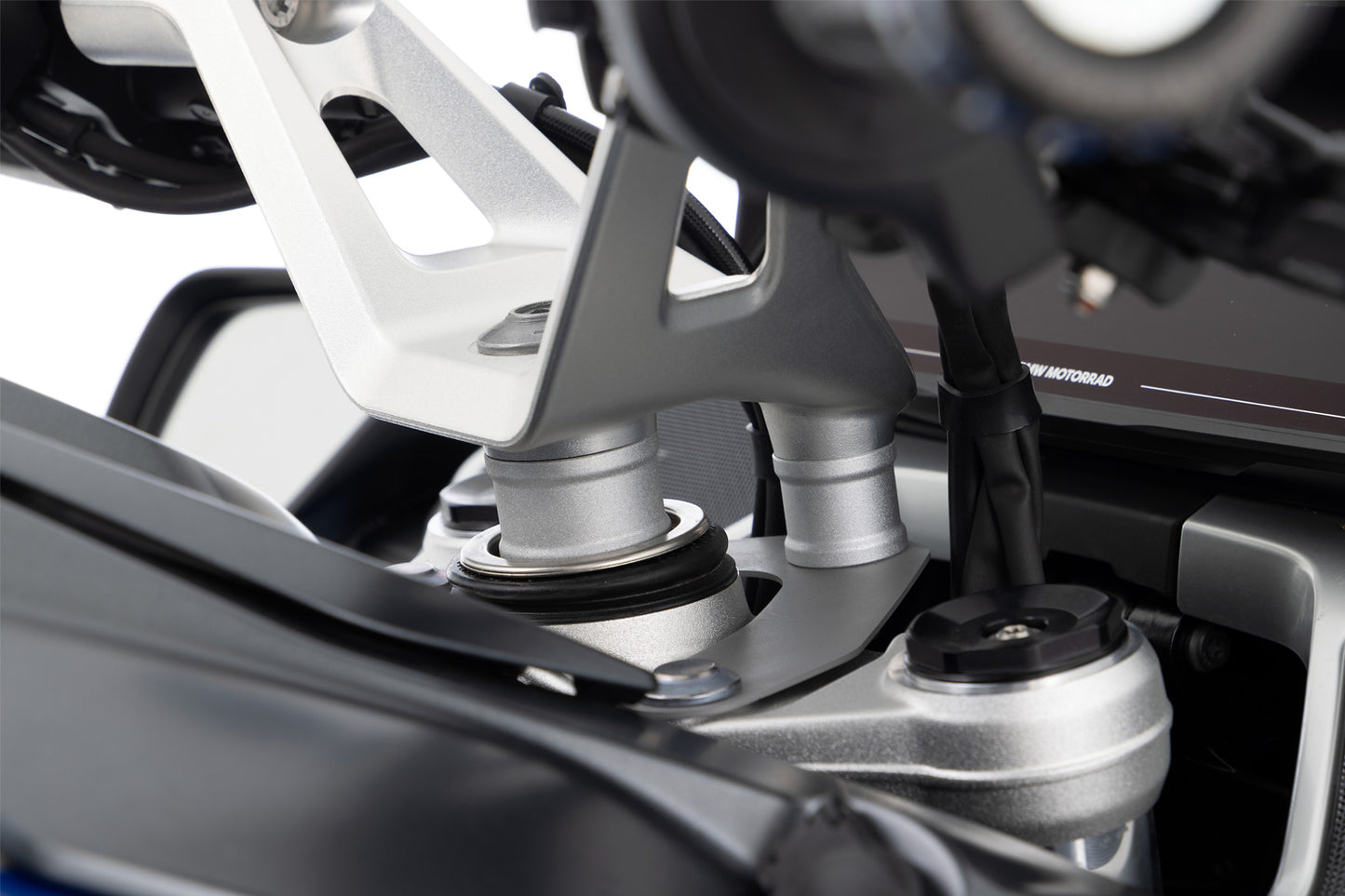 Handlebar Riser ERGO RT - 25mm - silver for Telelever models