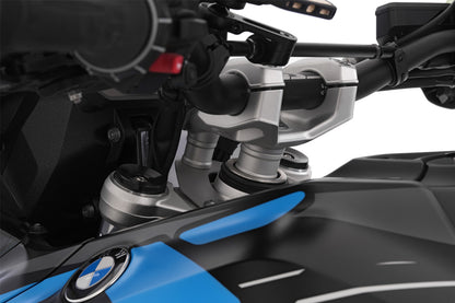 Handlebar Riser ERGO GS - 25mm - silver for Telelever models