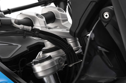 Handlebar Riser ERGO GS - 25mm - silver for Telelever models