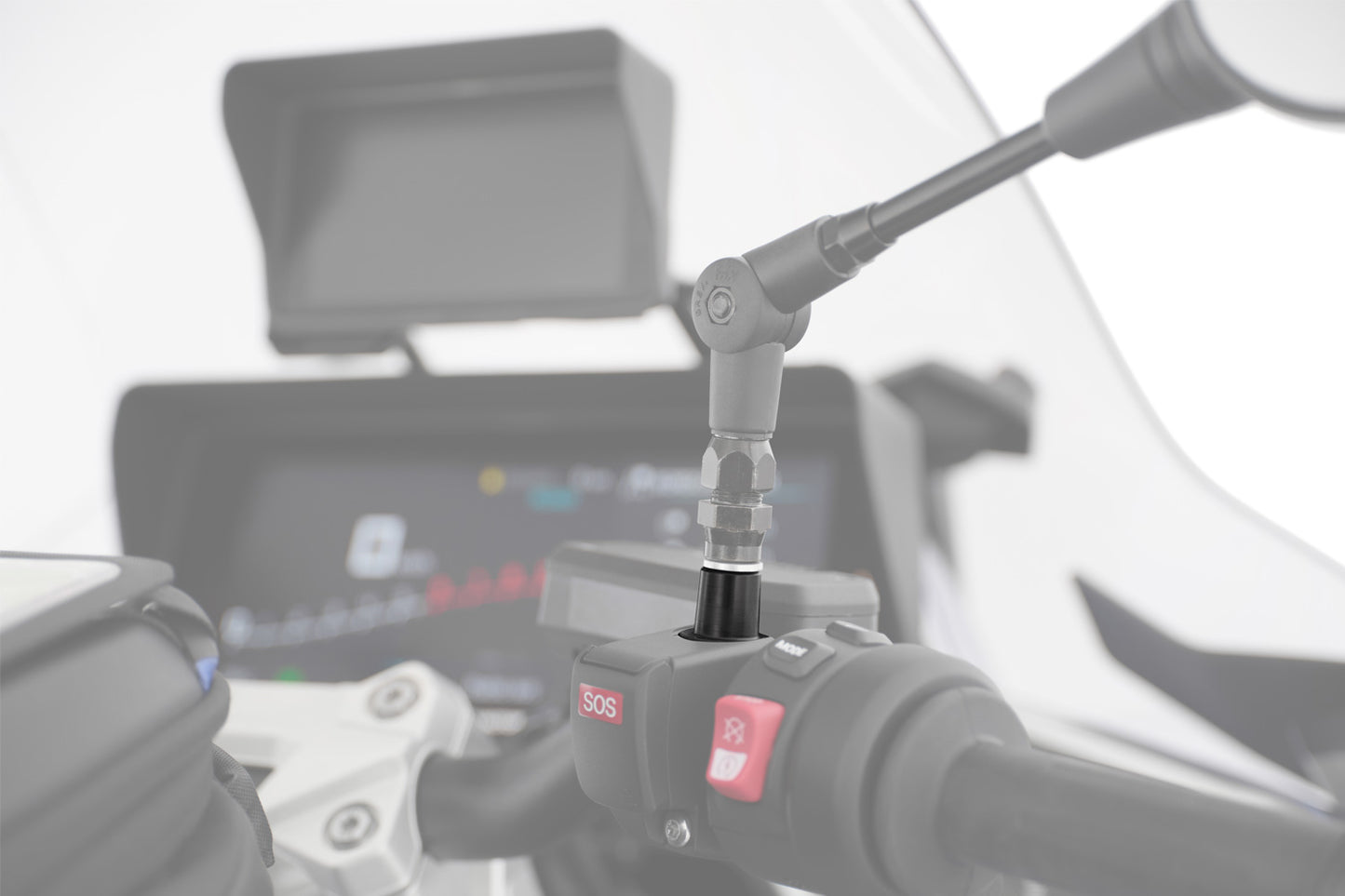 Additional mirror mount R 1300 RT - black