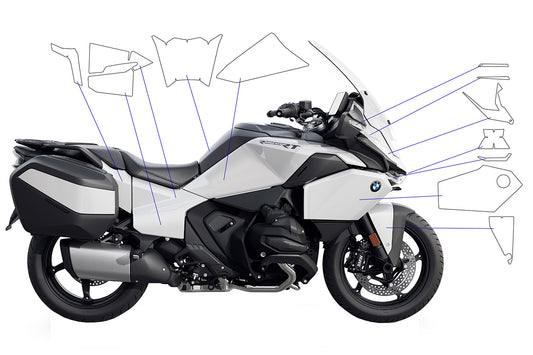 Complete paint protection set PremiumShield R 1300 RT - clear