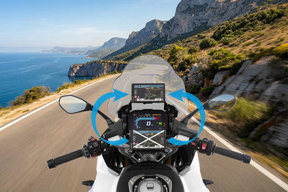 Wunderlich navigation relocation / device holder R 1300 RS - black