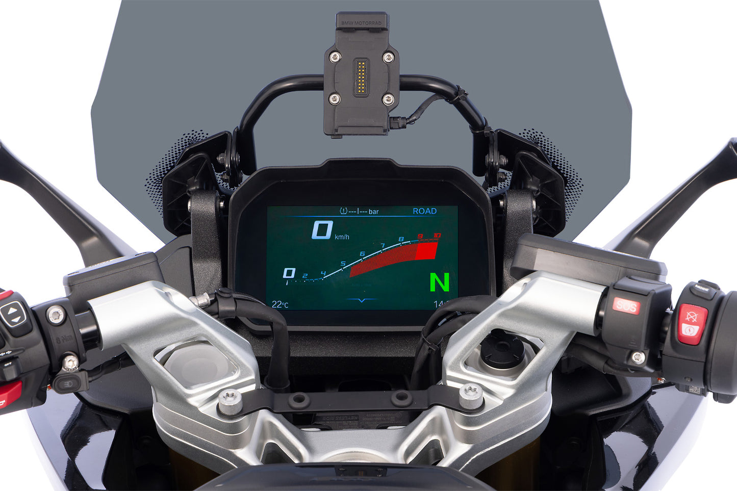 Wunderlich navigation relocation / device holder R 1300 RS - black