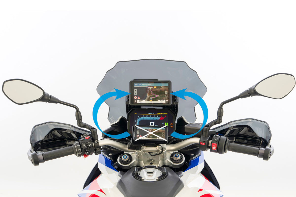 Wunderlich navigation relocation / device holder R 1300 RS - black