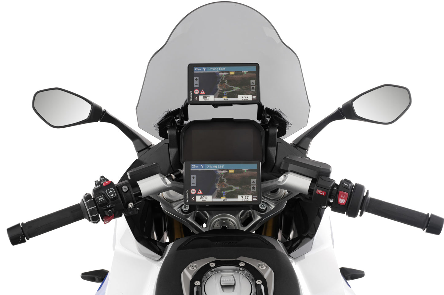 Wunderlich navigation relocation / device holder R 1300 RS - black