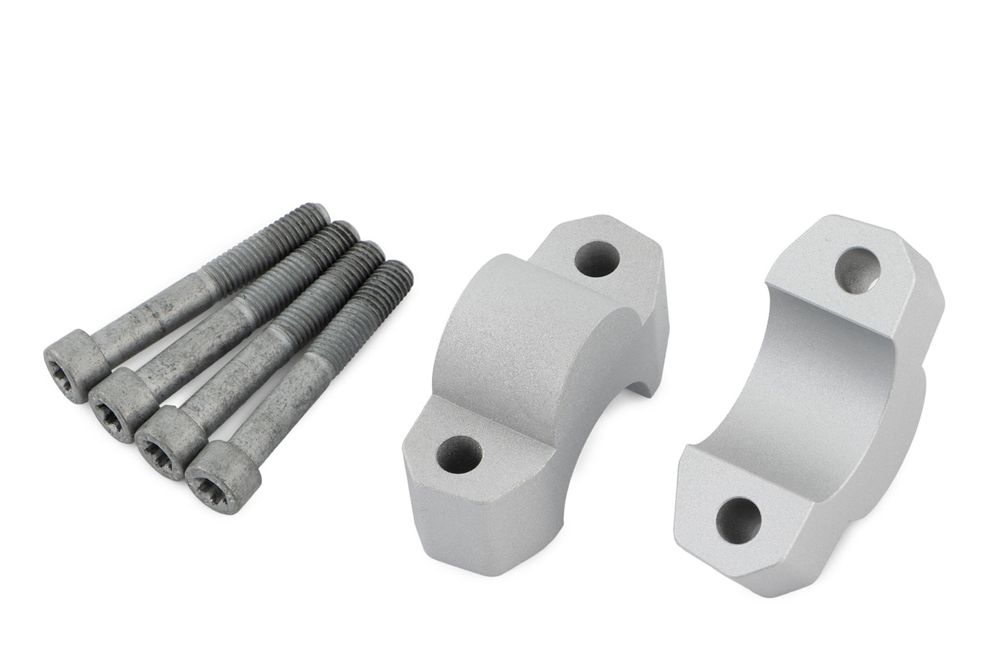 ERGO Handlebar Riser R 1300 R for models without BMW sat nav - 25mm - silver