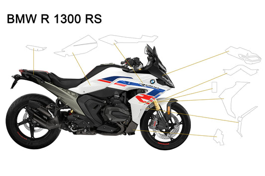 Complete paint protection set PremiumShield R 1300 RS - clear