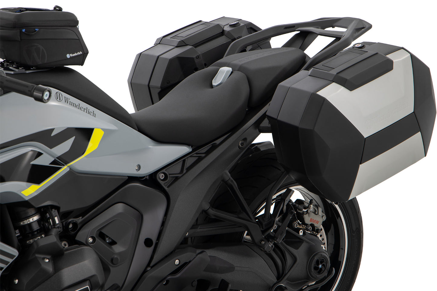 Luggage system Vario case X-CASE R 1300 R/RS - with BMW luggage Mounts - black-silver