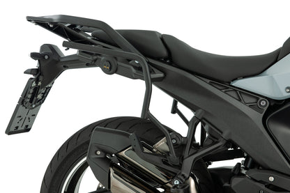 Luggage system X-CASE X30 R 1300 R/RS with BMW luggage mounts - Set - black-silver