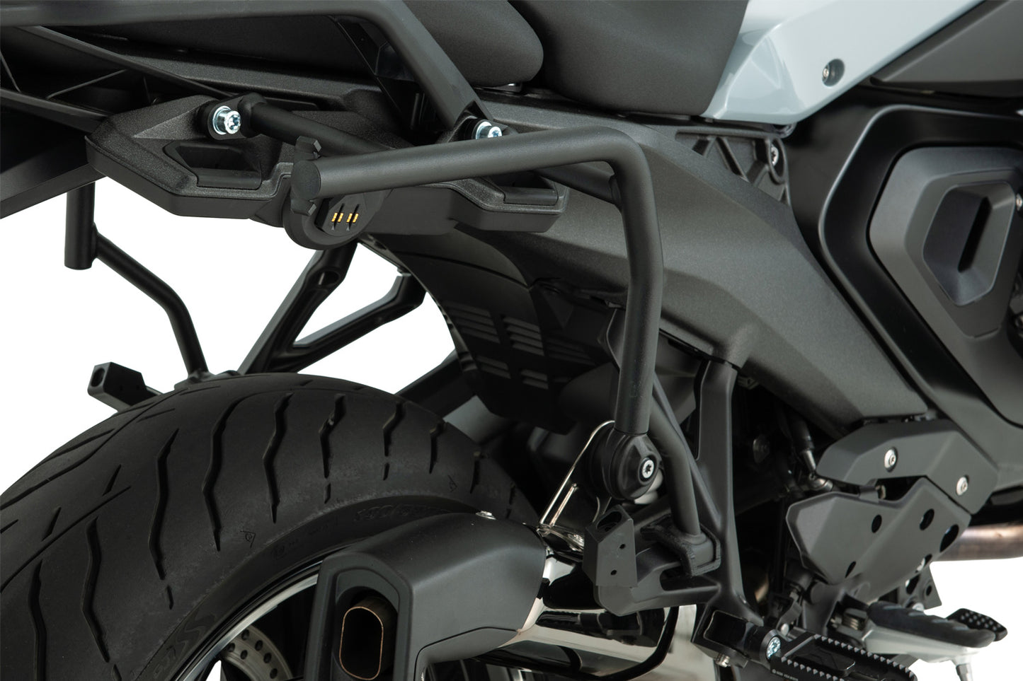 Luggage system X-CASE X30 R 1300 R/RS with BMW luggage mounts - Set - black-silver