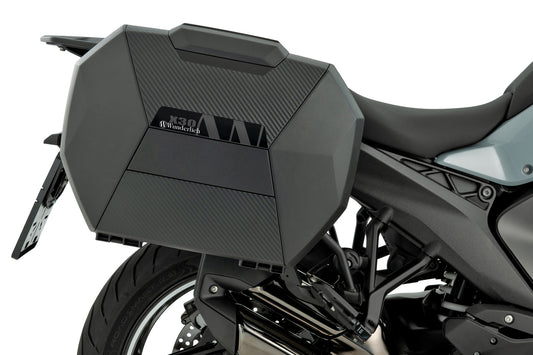 Luggage system X-CASE X30 R 1300 R/RS with BMW luggage mounts - Set - carbon optic